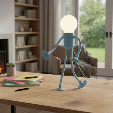 Lampe De Bureau Créative En Forme De Bonhomme
