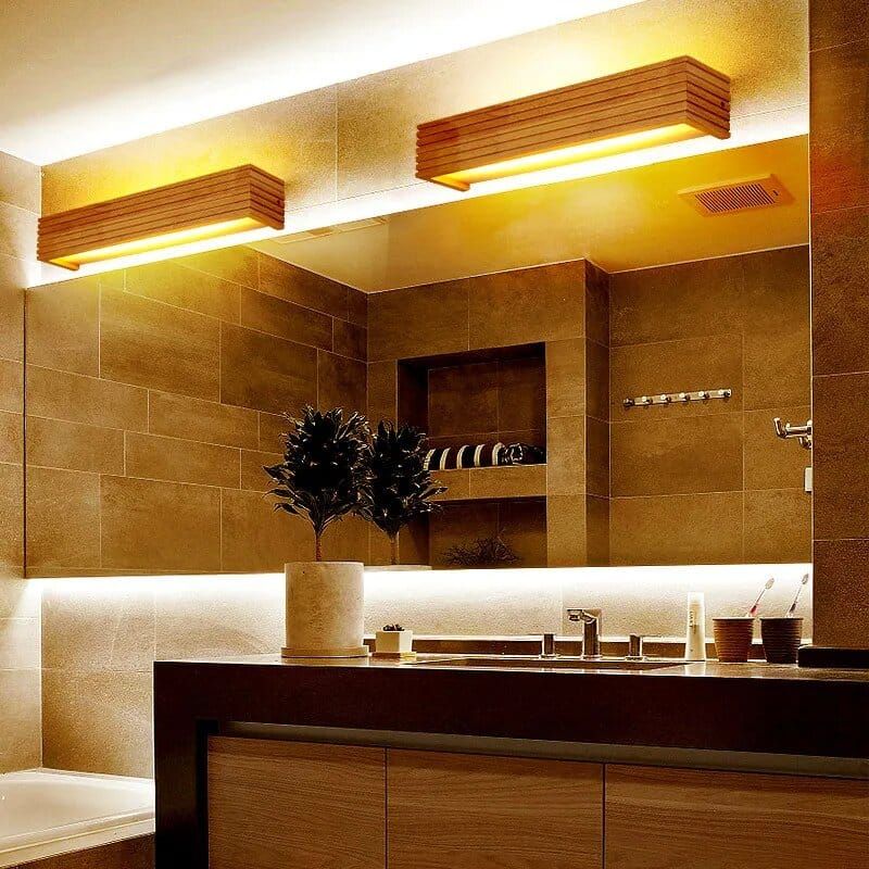 Applique Murale en Bois Style Zen