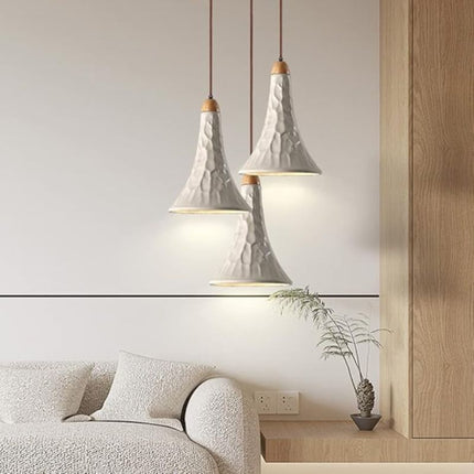 Lampe Vintage Suspendue Avec Finition Minérale Unique