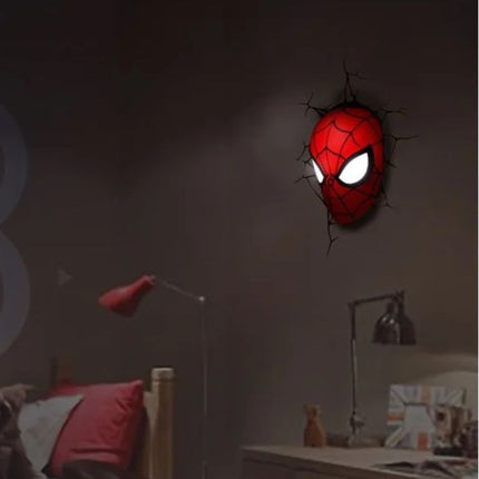 Applique Murale Enfant Spiderman Veilleuse 3D