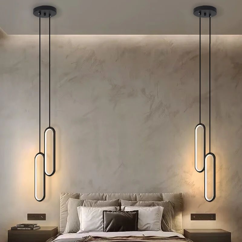 Suspension Escalier Éclairage Nordique Minimaliste