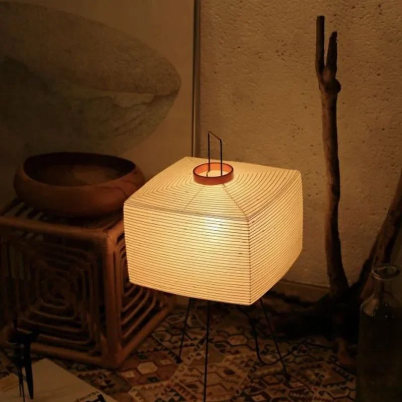 Lampe Japonaise En Papier Riz Pour Décor Zen