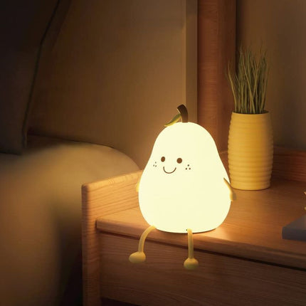 Lampe De Nuit Enfant Poire Avec Couleurs Changeantes