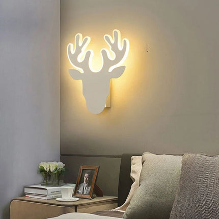 Applique Murale LED Cerf En Acrylique