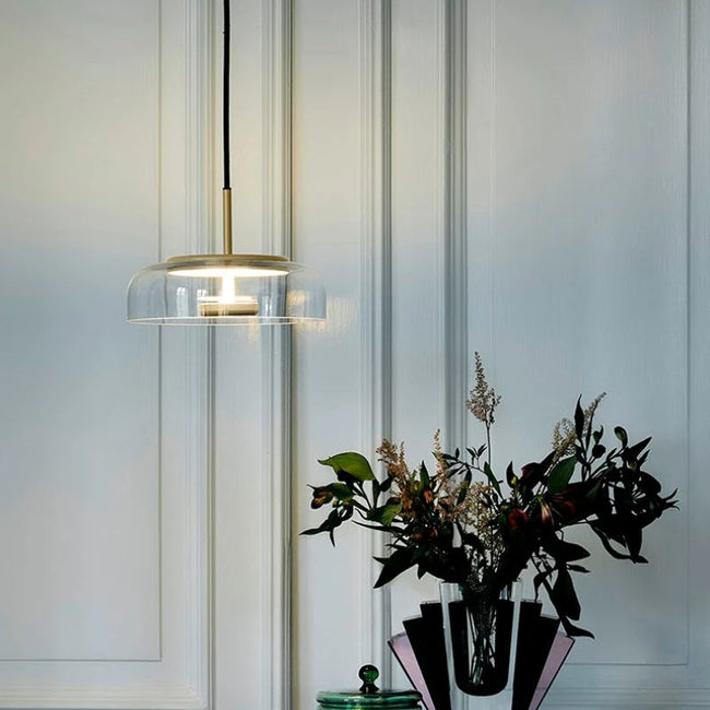Suspension Design Verre Nordique Élégant