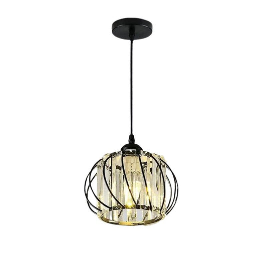 Suspension Moderne Effet Lumière Cristal