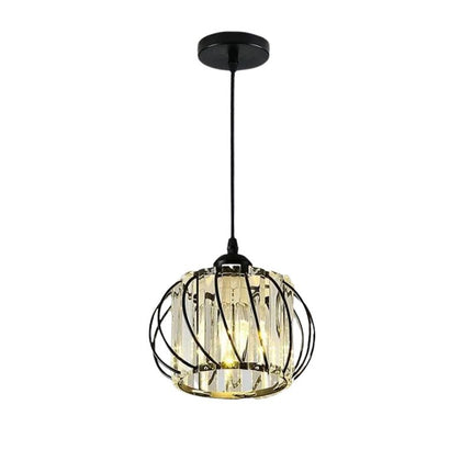 Suspension Moderne Effet Lumière Cristal