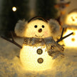 Décoration De Noël Bonhomme De Neige Lumineux Avec Écharpe