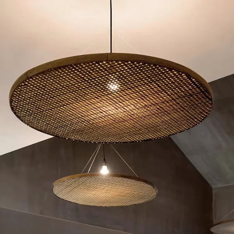 Suspension Japonaise Tendance Bohème En Osier