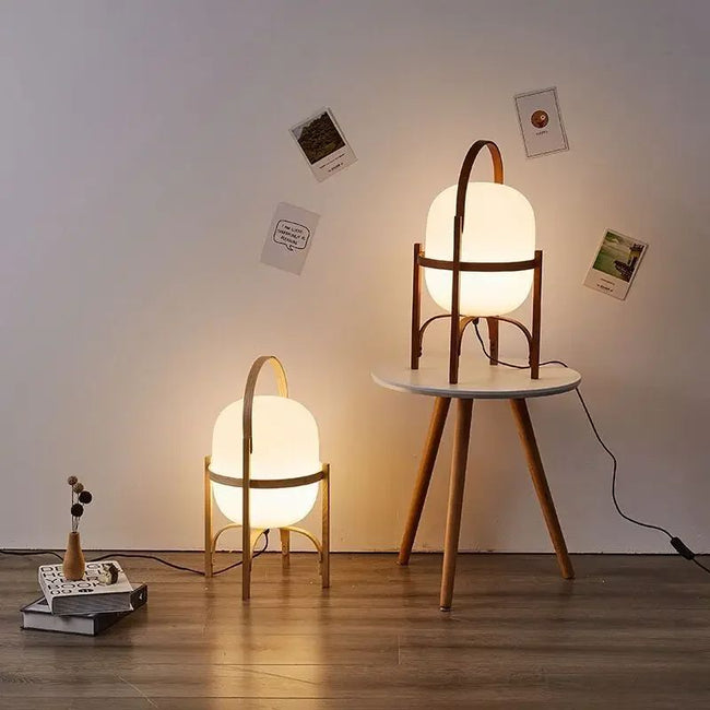Lampe Japonaise Sur Pied Style Zen Contemporain