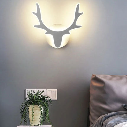 Lampe Murale Tête De Cerf LED Design Scandinave