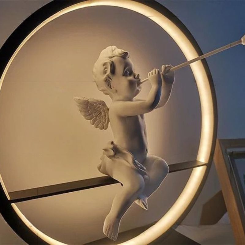 Lampe De Chevet Sculptée Avec Éclat Féérique