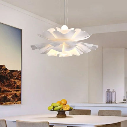 Suspension Minimaliste Design Crème Nordique