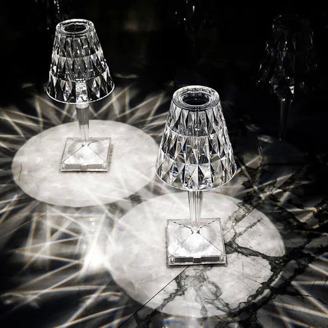 Lampe de Table Tactile en Cristal