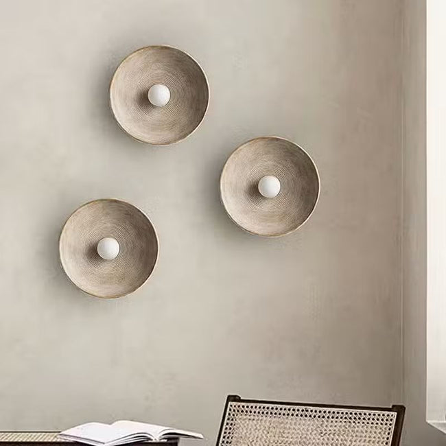 Applique Murale Circulaire Style Naturel
