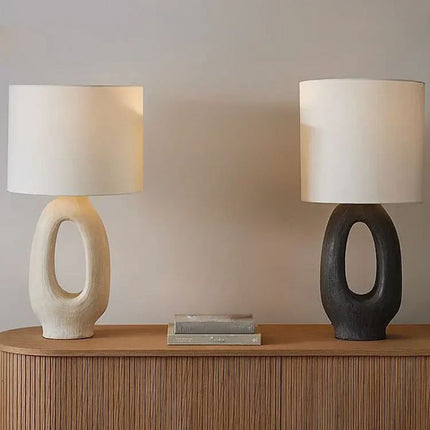 Lampe Japonaise De Table En Résine