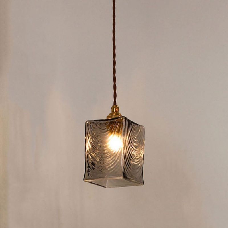 Suspension Vintage Cristal Éclat Rétro Élégant