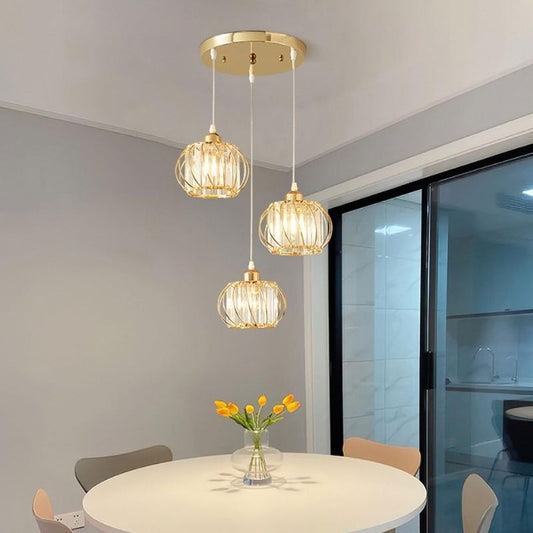 Suspension Escalier Triple Globe