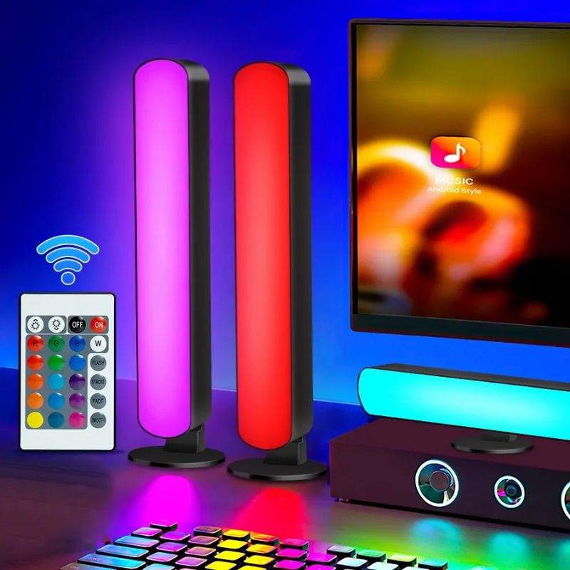 Lampe de Bureau avec Bande Lumineuse Intégrée