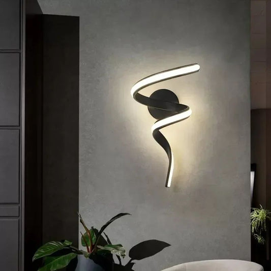 Applique Murale Escalier Design LED Spirale Élégante