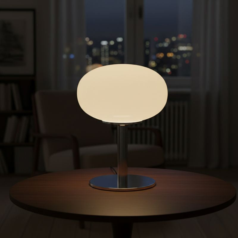 Lampe De Table Design En Verre Soufflé