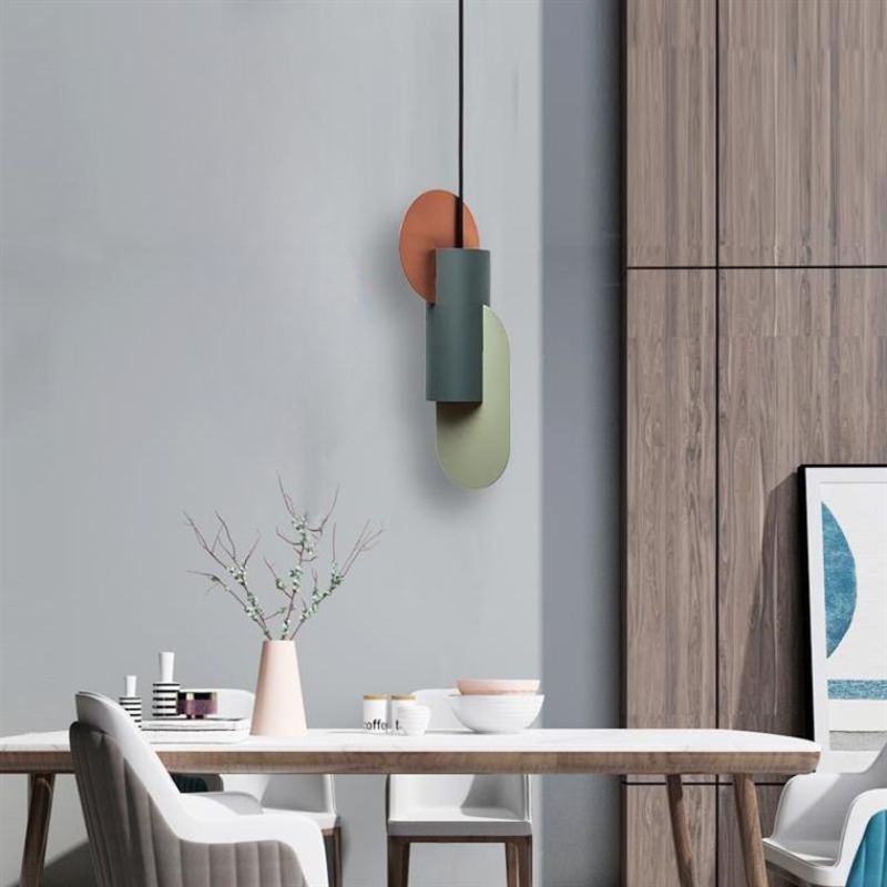 Suspension Salon Couleurs Tendres Stylées