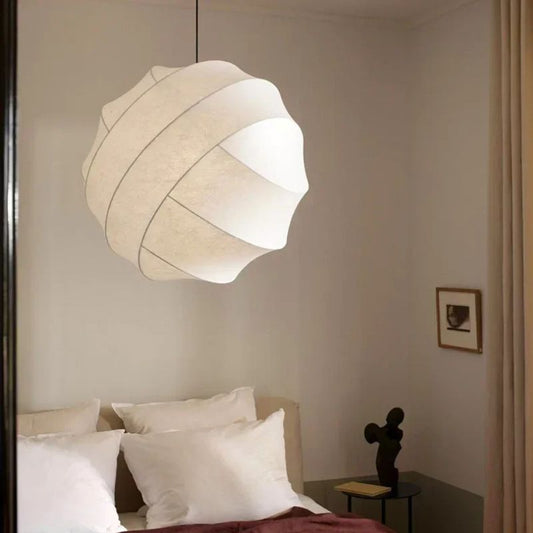 Suspension Japonaise Boule Papier Sculpturale