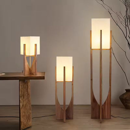 Lampe Japonaise Design Nordique En Bois