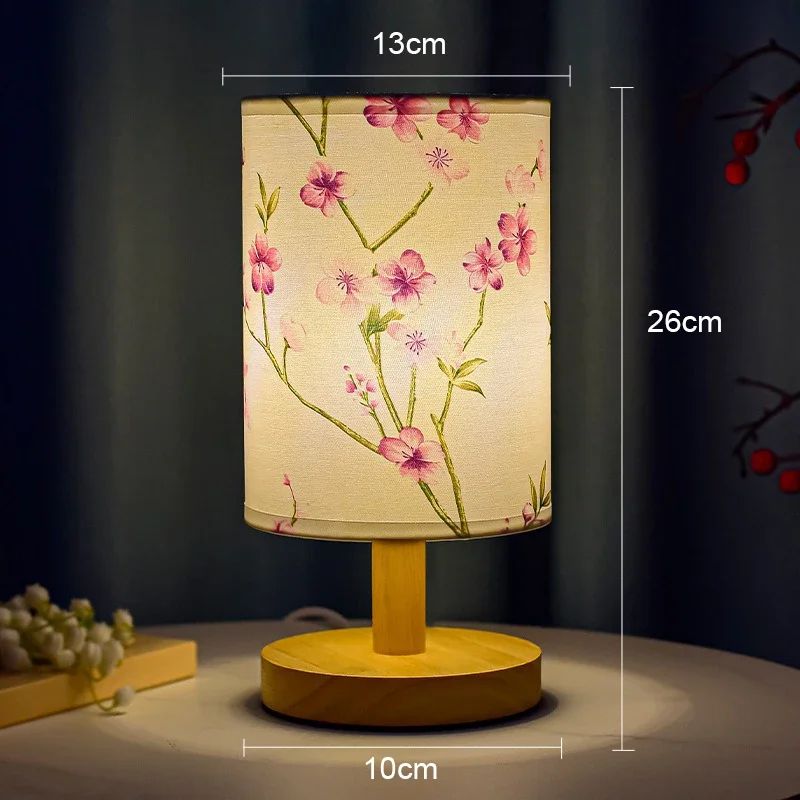 Lampe Japonaise Veilleuse Avec Design Floral