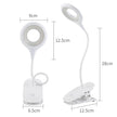Lampe De Lecture À Pince Avec Clip Élégant