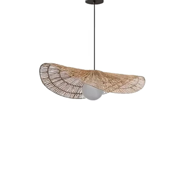 Suspension Escalier Luminaire En Rotin