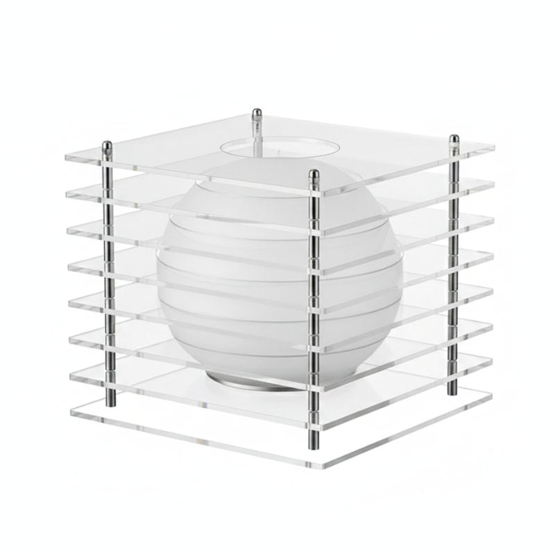 Lampe De Table En Acrylique Avec Éclairage LED Rechargeable