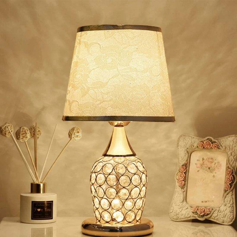 Lampe de Chevet Élégante en Cristal