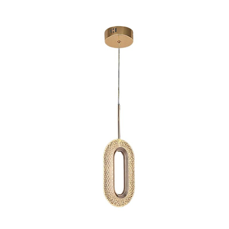 Suspension Salle À Manger Cristal LED Design Élégant