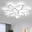 Lampe Moderne Effet Lotus Sculptural