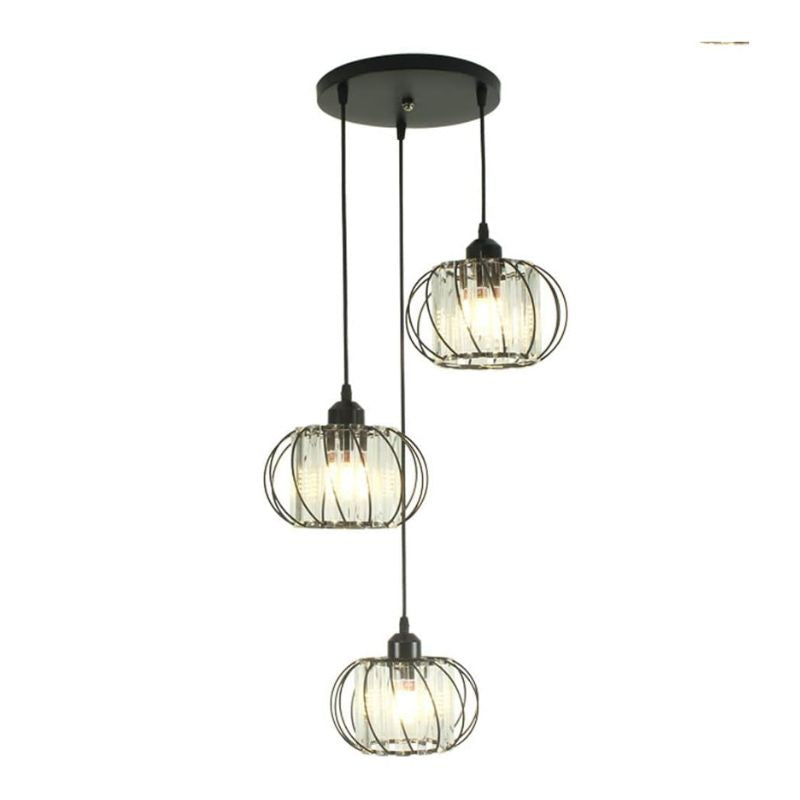 Suspension Escalier Triple Globe