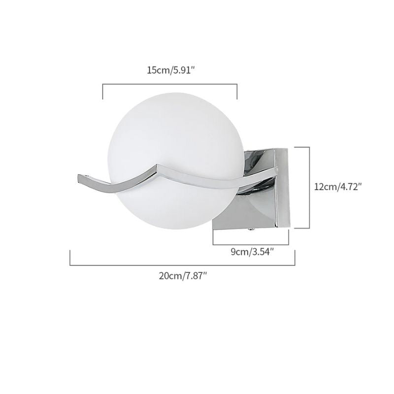 Applique Murale Salle à Manger Style Boule Élégante