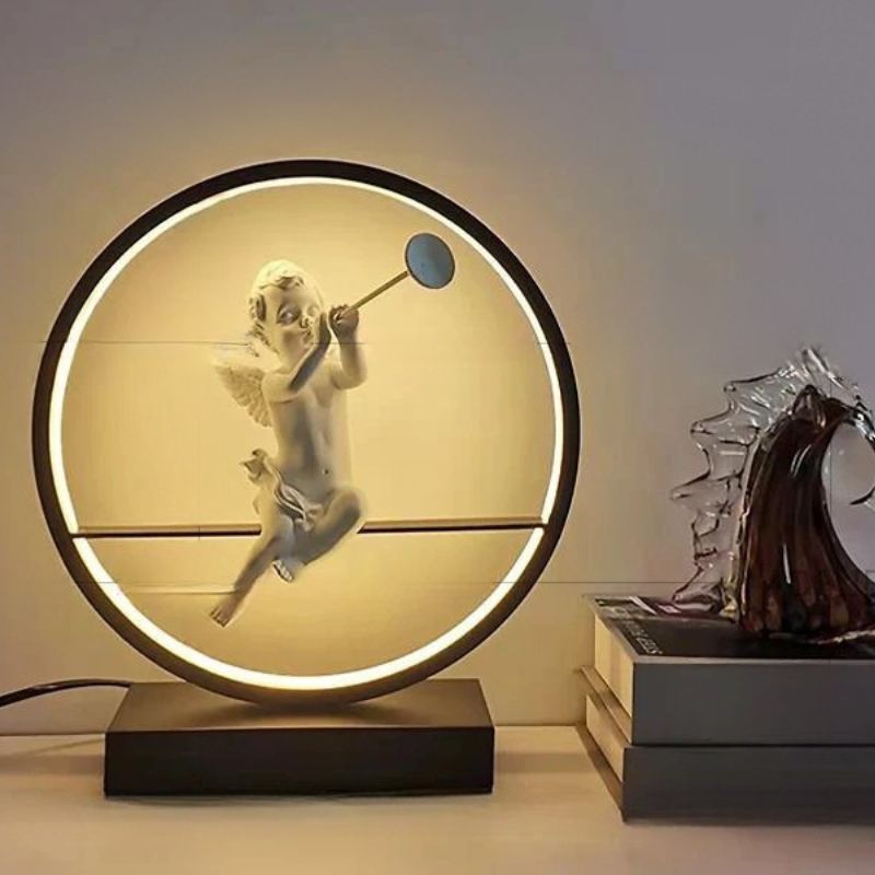 Lampe De Chevet Sculptée Avec Éclat Féérique