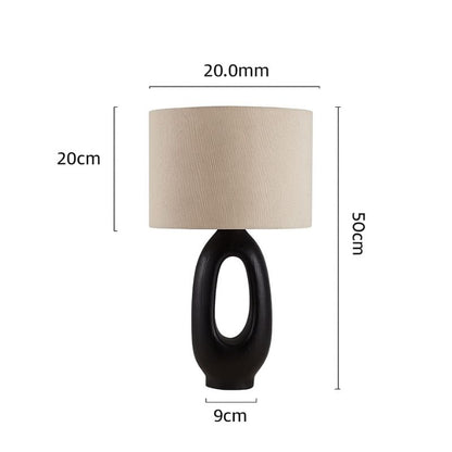 Lampe Japonaise De Table En Résine