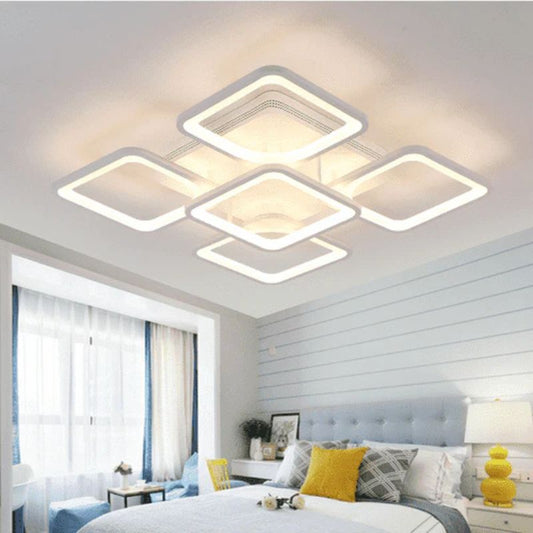 Lampe Moderne Carrée LED À Intensité Variable