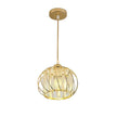 Suspension Moderne Effet Lumière Cristal