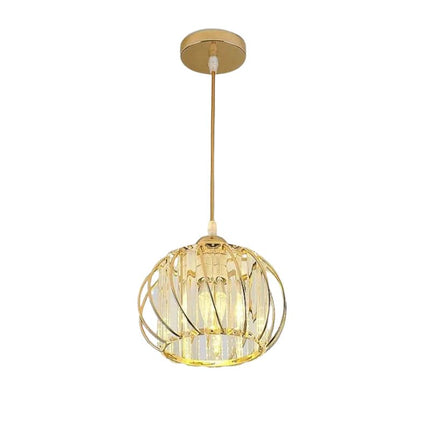 Suspension Moderne Effet Lumière Cristal