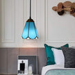 Lampe Tiffany Nuances Bleu Méditerranéen