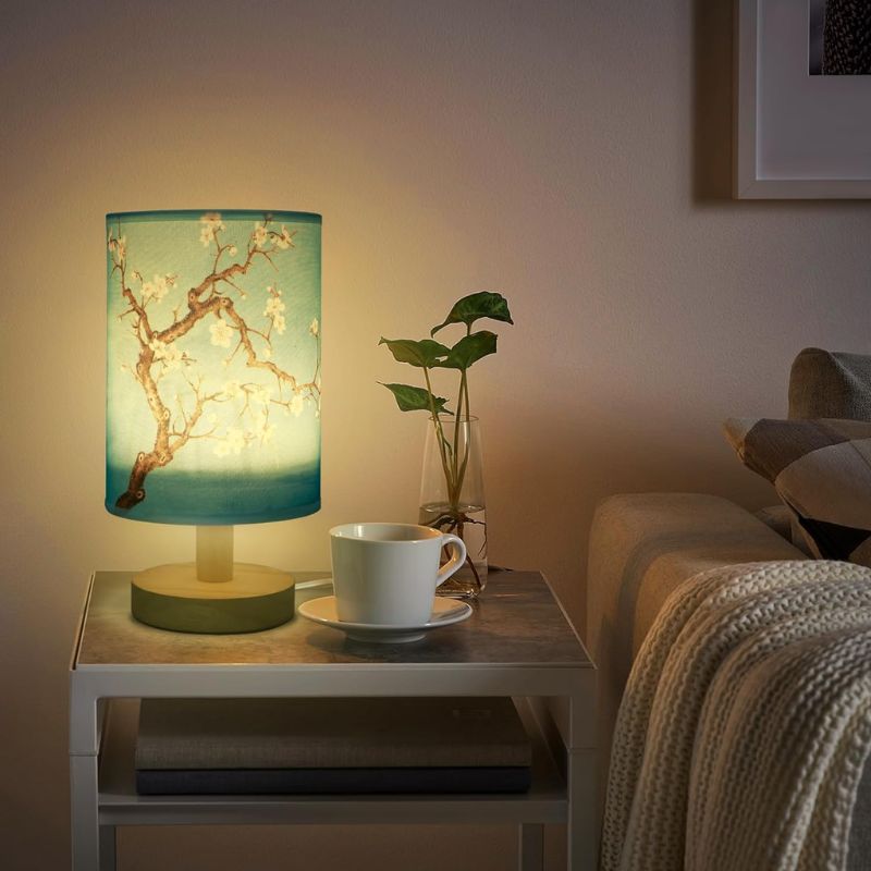 Lampe Japonaise Avec Veilleuse LED Intégrée