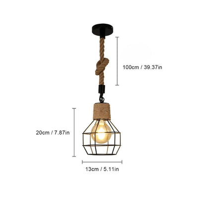 Suspension Industrielle Rustique Et Tendance