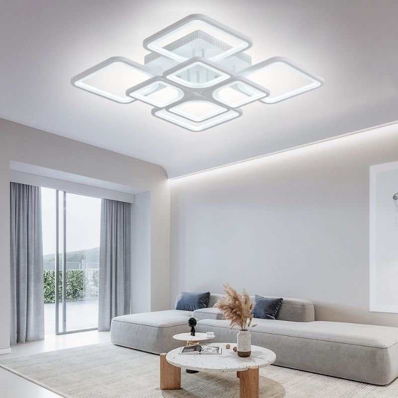 Lampe Moderne Carrée Style Contemporain LED