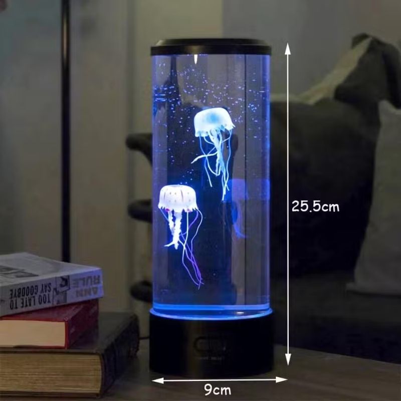 Lampe à Poser au Design d’Aquarium de Méduses