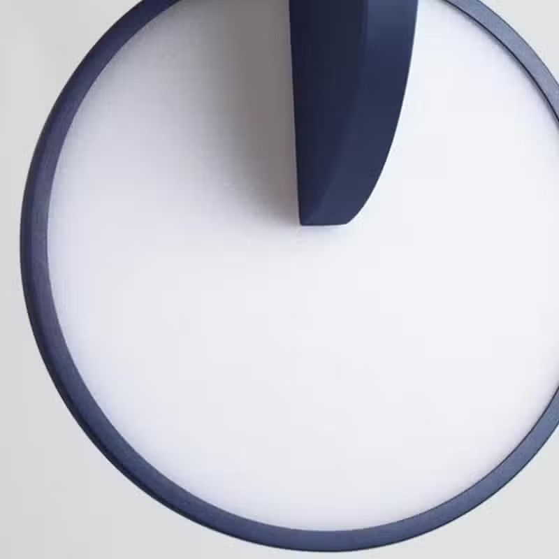 Suspension Moderne LED Éclipse Bleu