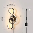 Applique Murale Couloir Touche Musicale Moderne