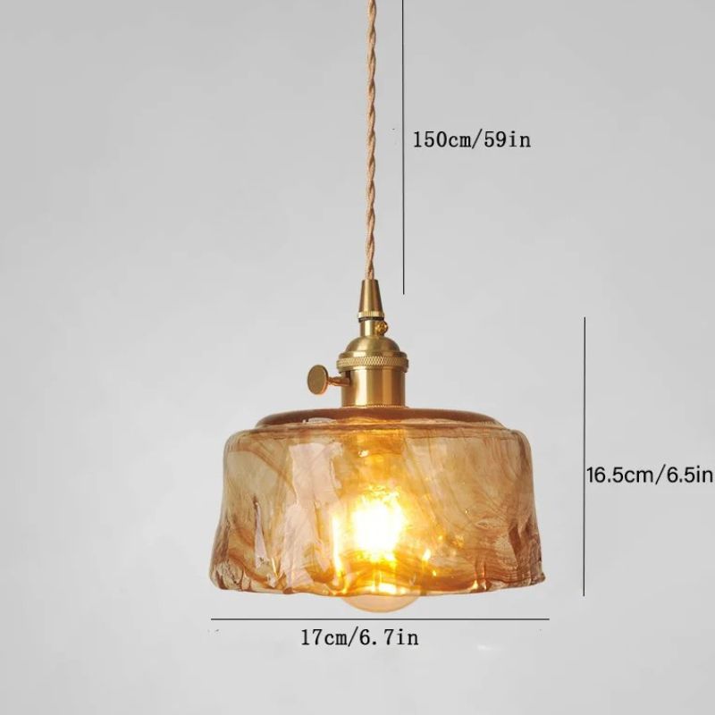 Suspension Vintage Look Scandinave